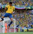 <p>Neymar após marcar seu segundo gol na competição, diante do México</p>  Foto: Ricardo Matsukawa / Terra