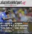 Para La Gazzetta Dello Sport, vitória italiana pode ser resumida em "reação e calafrios"  Foto: La Gazzetta Dello Sport / Reprodução