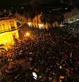 <p>Protesto realizado na noite de quinta-feira reuniu 12 mil em Porto Alegre</p>  Foto:  Carlos H. Ferrari / Futura Press