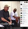 Kobe Bryant exaltou Oscar Schmidt após encontro em São Paulo  Foto: Instagram / Reprodução