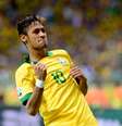 <p>Neymar marcou gol em cobrança de falta para o Brasil</p>  Foto: Ricardo Matsukawa / Terra
