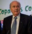<p>Blatter deixará capital mineira logo após primeira semifinal</p>  Foto: Mauro Pimentel / Terra