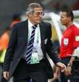 <p>Tab&aacute;rez se mostrou satisfeito com campanha do Uruguai</p>  Foto: Marcelo Pereira / Terra
