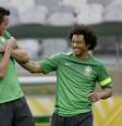 <p>A Seleção fez o reconhecimento de gramado no Mineirão nesta terça</p>  Foto: Ricardo Matsukawa / Terra