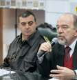 <p>O secret&aacute;rio de Seguran&ccedil;a do RS, Airton Michels, d&aacute; entrevista sobre os crimes cometidos ap&oacute;s o protesto</p>  Foto: Claudio Fachel / Palácio Piratini / Divulgação