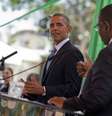 Obama participa de coletiva de imprensa com o presidente senegalês, Macky Sall, em Dacar  Foto: AP