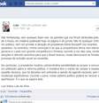 Lula usou a sua página no Facebook para negar que tenha criticado Dilma  Foto: Reprodução