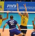 <p>Ngapeth liderou a França na vitória no Ginásio do Ibirapuera</p>  Foto: FIVB / Divulgação