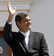 <p>Rafael Correa criticou os EUA pelo caso de espionagem</p>  Foto: AP