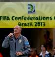 <p>Felipão orienta a Seleção Brasileira em duelo final contra Espanha</p>  Foto: Ricardo Matsukawa / Terra