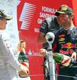 <p>Piloto da Mercedes conquistou terceira vitória na carreira, a segunda em 2013</p>  Foto: EFE
