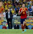 <p>Del Bosque disse que derrota é importante para mostrar que espanhóis não são imbatíveis</p>  Foto: Ricardo Matsukawa / Terra