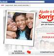 Ajude o Brasil a Sorrir Mais conta com um aplicativo no Facebook que convida as pessoas a enviarem uma foto sorrindo. A cada imagem recebida, a empresa doa um kit com creme e escova dental para uma criança . O objetivo é atingir a marca de 1 milhão de sorrisos  Foto: Divulgação