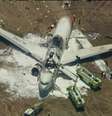 Imagem feita pela rede KTVU mostra o avião destruído após o acidente  Foto: Reuters