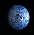Impressão artística do planeta azul HD 189733b mostra cores que lembram a Terra  Foto: NASA, ESA, M. Kornmesser / Divulgação