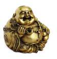 <p>O Buda dourado simboliza riqueza e prosperidade</p>  Foto: Getty Images