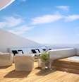 <p>Quartos têm espaço de lazer em hotel de luxo </p>  Foto: Reprodução