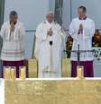 <p>O papa Francisco celebra a Missa do Envio diante de milhares de fiéis na praia de Copacabana</p>  Foto: Daniel Ramalho / Terra