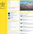 <p>O perfil do Papa Francisco em português aparece na quarta posição, com 1,01 milhão de seguidores (8%)</p>  Foto: Reprodução