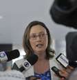 Maria do Rosário fala sobre desaparecimento de pedreiro na Rocinha  Foto: Antônio Cruz / Agência Brasil