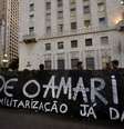 <p>Manifestantes na capital paulista protestam contra o desaparecimento do pedreiro Amarildo de Souza no Rio de Janeiro</p>  Foto: Ricardo Matsukawa / Terra