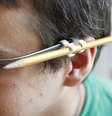 Um projeto para produzir peças de plástico para o Google Glass arrecadou mais de US$ 2,4 mil no Kickstarter. A ideia, que iniciou com a ideia de criar uma tampa para bloquear a câmera dos óculos inteligentes do Google, passou a fabricar também itens decorativos  Foto: Kickstarter / Divulgação