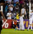 <p>Willian José empatou o jogo para o Santos no segundo tempo, evitando derrota para o rival, mas acabou expulso pouco depois</p>  Foto: Bruno Santos / Terra