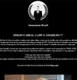 <p>Hackers pedem resposta sobre o desaparecimento do pedreiro Amarildo em ataque à página do PMDB</p>  Foto: Reprodução