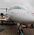 <p>Embraer apresentou o Legacy 500 na &uacute;ltima Labace</p>  Foto: Peter Fussy / Terra