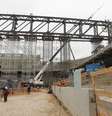 <p>Obras da Arena estão atrasadas e estariam embargadas</p>  Foto: Reuters