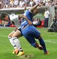 <p>Duelo foi equilibrado e cada time teve o domínio durante um tempo</p>  Foto: Carlos Costa / Futura Press