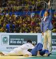 <p>Charles Chibana sofreu dois ippons e deu adeus &agrave; medalha no Rio</p>  Foto: Márcio Rodrigues/Mpix / Divulgação