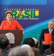 A presidente Dilma Rousseff discursa na posse do ministro Luiz Alberto Figueiredo, das Relações Exteriores  Foto: Roberto Stuckert Filho / PR / Divulgação