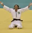 <p>Rafaela Silva conseguiu vingar derrota de Ketleyn Quadros para americana e entrou para a história do judô feminino do Brasil</p>  Foto: Daniel Ramalho / Terra