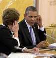 Em meio a tensão por espionagem, presidentes Dilma Rousseff e Barack Obama sentam lado a lado em reunião do G20 na Rússia  Foto: Pablo Martinez Monsivais/Pool  / Reuters