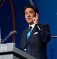 <p>Jogos de 2020 simbolizam esperança pós-tsunami, segundo Shinzo Abe, primeiro ministro do Japão</p>  Foto: Getty Images 