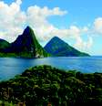 Santa Lucia une beleza e bem-estar  Foto: Saint Lucia Tourist Board