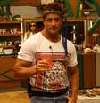 <p>Marcos Oliver venceu uma prova no in&iacute;cio do programa e j&aacute; est&aacute; na grande final</p>  Foto: TV Record / Divulgação