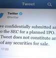 Twitter anunciou pela rede de microblogs desejo de abrir capital   Foto: Reuters