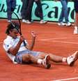 <p>Gustavo Kuerten lembrou conquista de Roland Garros em 2001 (foto) em lançamento no PR</p>  Foto: Getty Images 