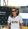 <p>De volta à terra onde cresceu para etapa do circuito brasileiro de vôlei de praia, Lili esbanja sorrisos</p>  Foto: Gabriel Francisco Ribeiro / Terra