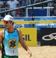 <p>Ao lado de Pedro Solberg, Bruno tenta buscar maior título de sua carreira no Circuito Mundial</p>  Foto: Gabriel Francisco Ribeiro / Terra