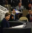 <p>Dilma fez discurso contundente na ONU contra o monitoramento da internet</p>  Foto: Shannon Stapleton / Reuters