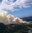 <p>Incêndio em depósito de fertilizantes em São Francisco do Sul, no litoral norte de SC, trouxe risco de intoxicação</p>  Foto: Arcanjo/Corpo de Bombeiros de SC / Divulgação