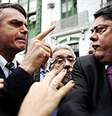 <p>Bolsonaro é acusado de agredir o senador Randolfe Rodrigues (Psol-AP)</p>  Foto: Reprodução