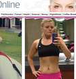 Ela emagreceu com exercícios e dieta  Foto: Reprodução