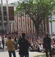 Pelo menos cerca de 300 estudantes participaram de assembleia que decidiu pela manutenção da ocupação  Foto: Rose Mary de Souza / Especial para Terra