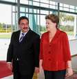 <p>Dilma e Ratinho conversam no Palácio da Alvorada</p>  Foto: Roberto Stuckert Filho / PR / Divulgação