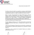 Nota do hospital divulgada na página da presidente no Facebook  Foto: Divulgação