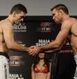 <p>Demian Maia e Jake Shields devem buscar a finalização e fazer uma luta de alto nível no chão</p>  Foto: Ricardo Matsukawa / Terra